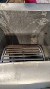 rusty blower motor needs cleaning